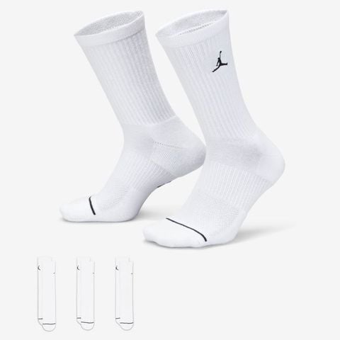 Nike - Bộ ba đôi Vớ thể thao Nam Nữ Jordan Everyday Crew Socks (3 pairs)