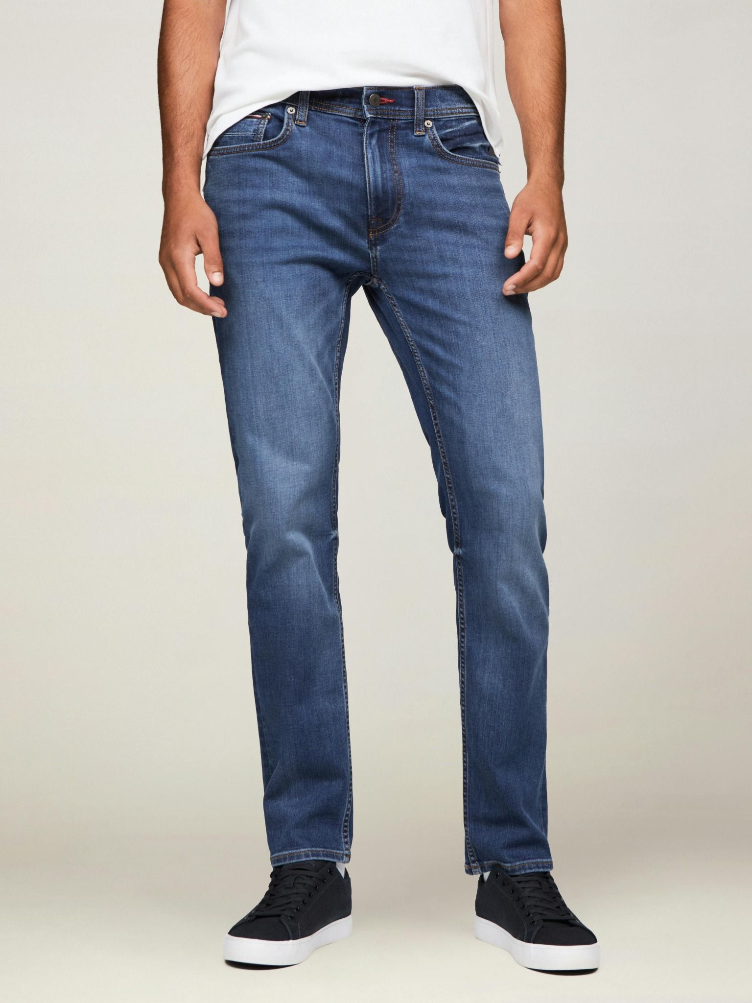 Tommy Hilfiger - Quần jeans ống đứng nam WCC Denton Toluca Indigo Jeans