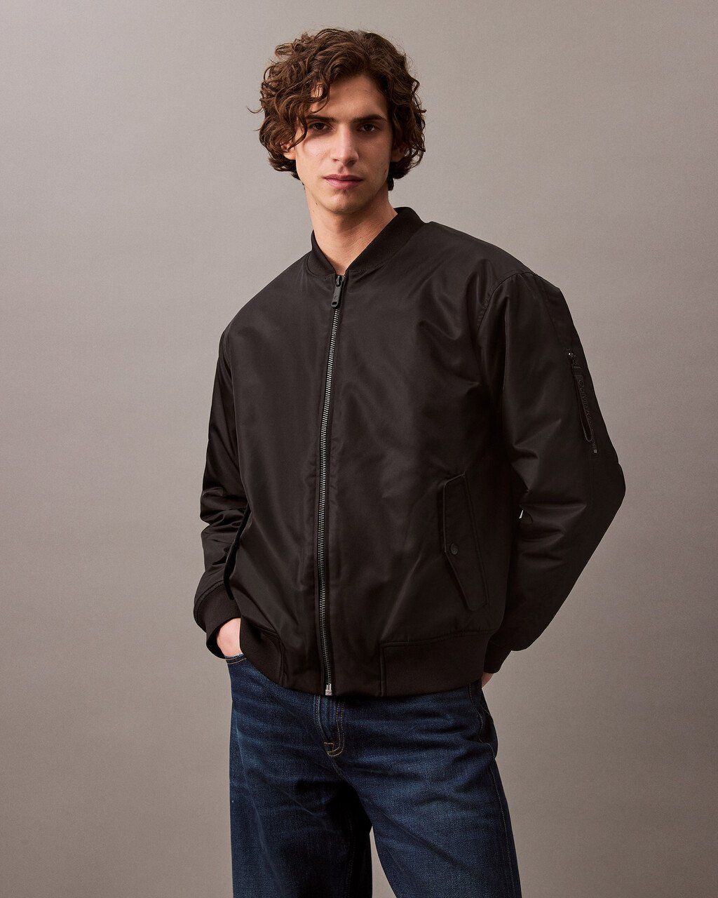 Calvin Klein - Áo khoác CK nam Padded Nylon Bomber Jacket