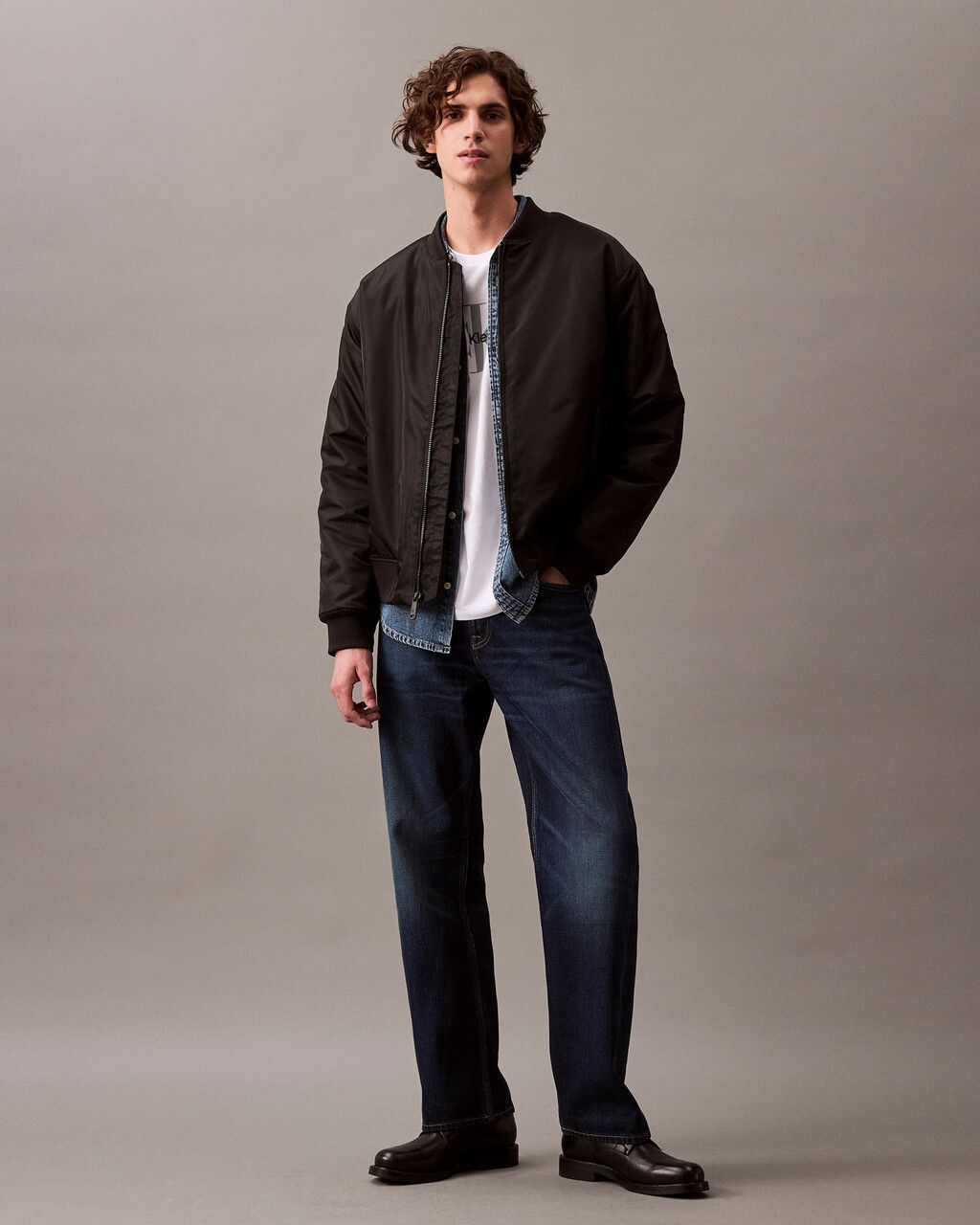 Calvin Klein - Áo khoác CK nam Padded Nylon Bomber Jacket