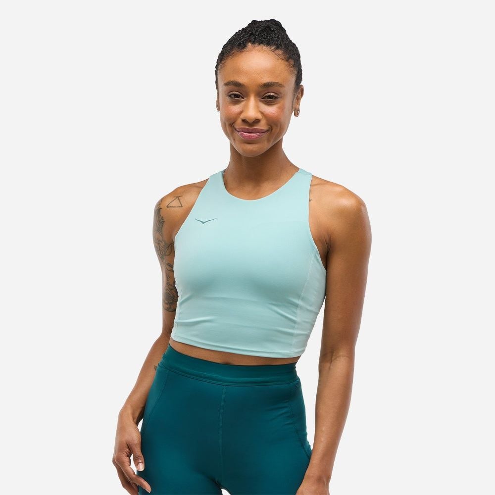 Hoka - Áo ngực hỗ trợ nhẹ nữ Elaro Crop Lifestyle Bra