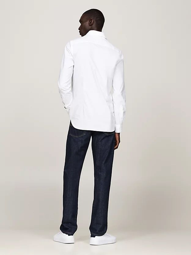 Tommy Hilfiger - Áo sơ mi tay dài nam Button-Down Collar Slim Fit Poplin Shirt