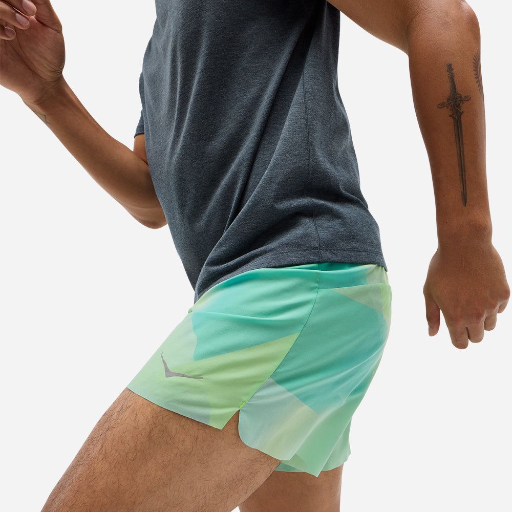 Hoka - Quần ngắn chạy bộ nam Glide 5'' Short Waist Brief Running