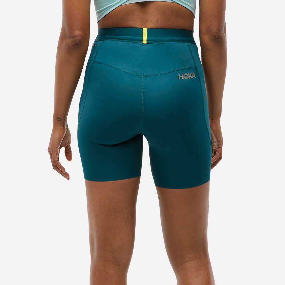 Hoka - Quần ngắn thể thao ống bó nữ Novafly 6'' Knit Running Shorts