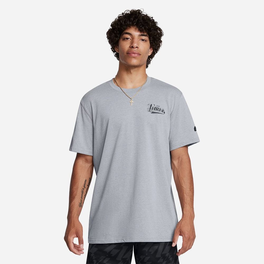 Under Armour - Áo thun nam Heavyweight Verbiage Basketball