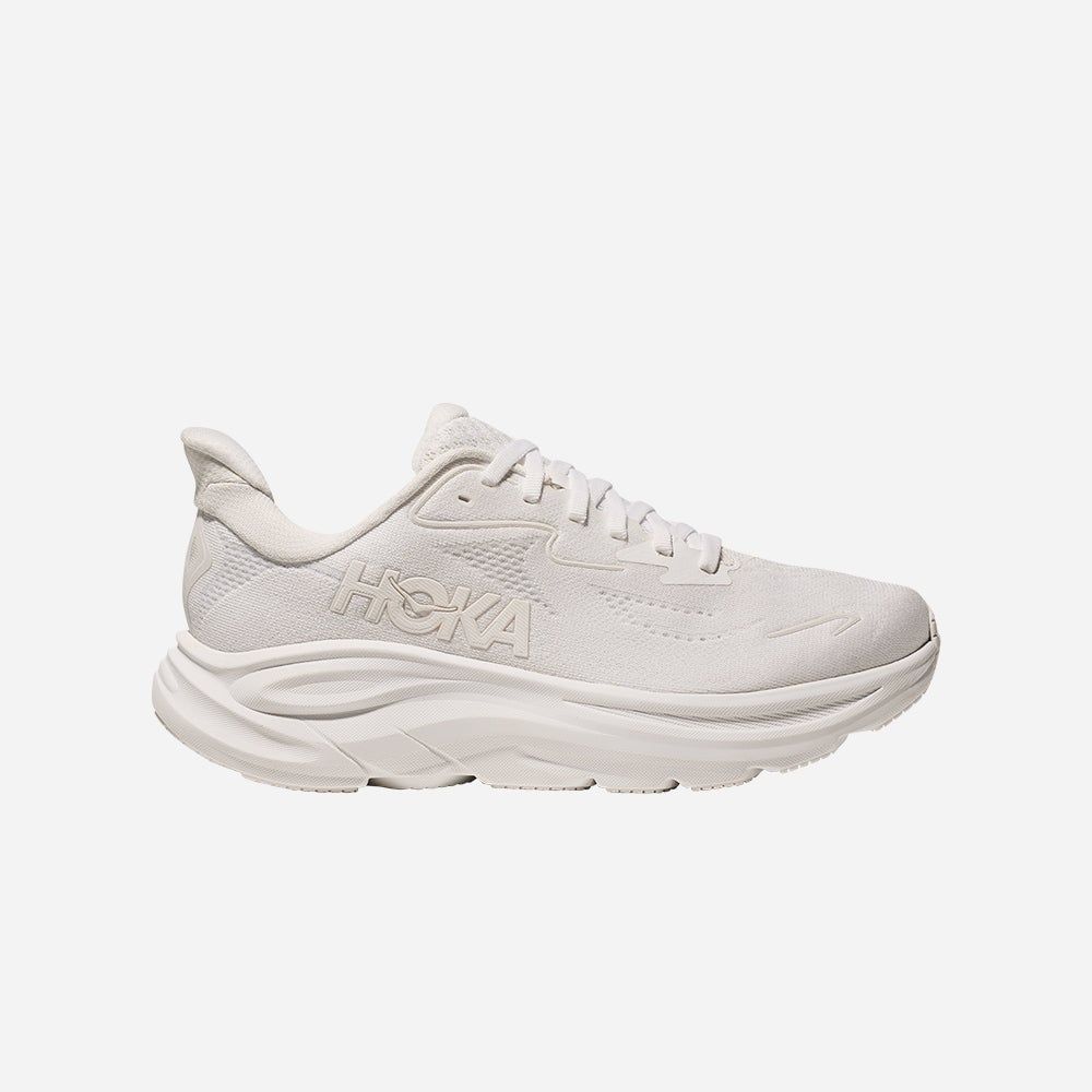 Hoka - Giày chạy bộ nữ Clifton 10 Wide Running Shoes