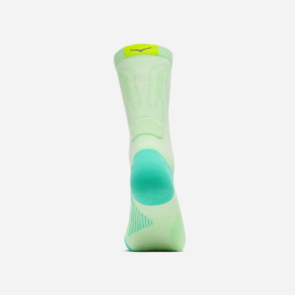 Hoka - Vớ tất cổ cao nam nữ Clifton Crew Running Socks