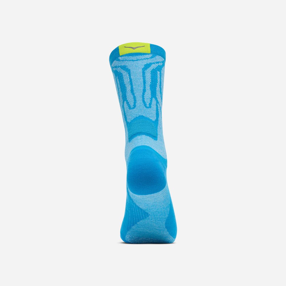 Hoka - Vớ tất cổ cao nam nữ Clifton Crew Running Socks