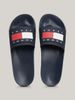 Tommy Hilfiger - Dép quai ngang nam Essential Flag Badge Pool Slides