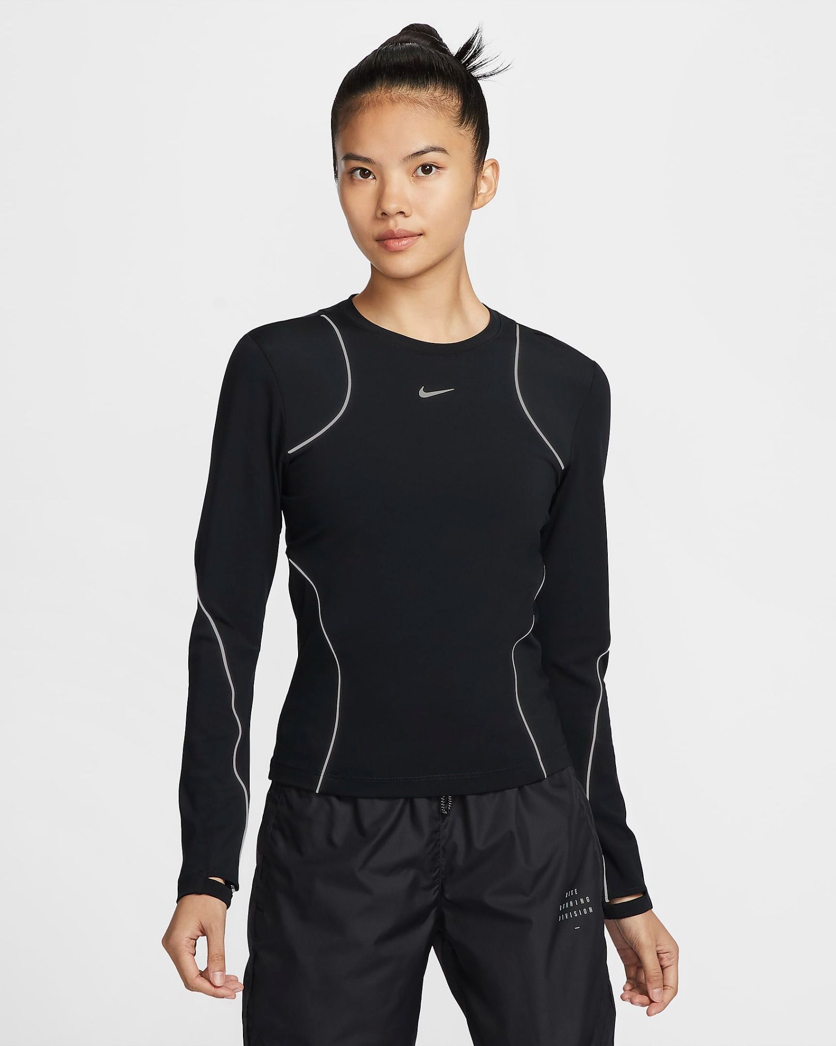 Nike - Áo tay dài thể thao Nữ Running Division Women's Long-Sleeve Running Top