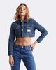 Calvin Klein - Áo khoác jeans nữ Extra Cropped 90s Denim Jacket