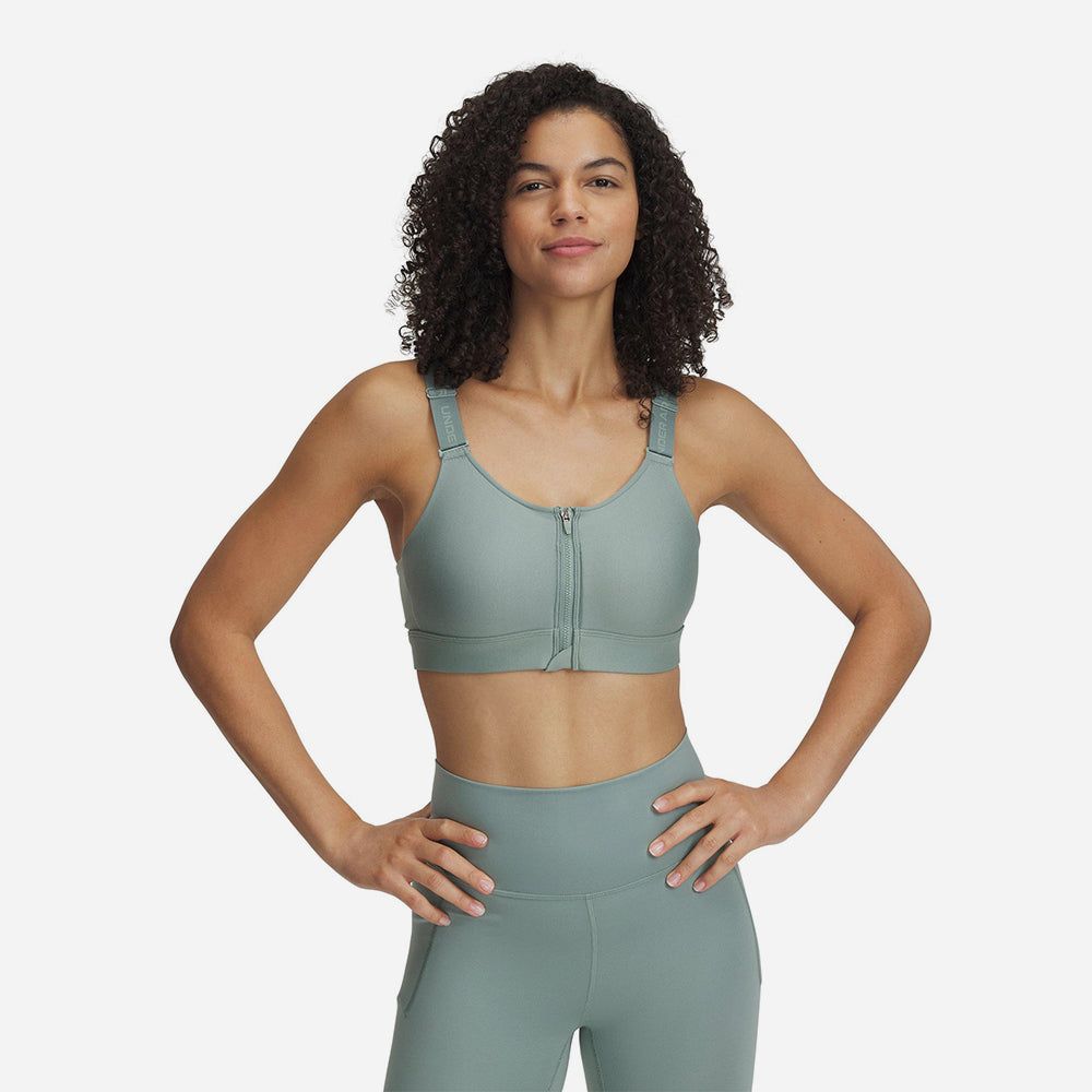 Under Armour - Áo ngực tập luyện nữ Infinity High Zip 2.0 Bra Training
