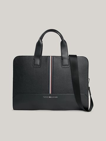 Tommy Hilfiger - Túi xách laptop nam Slim Signature Tape Laptop Bag