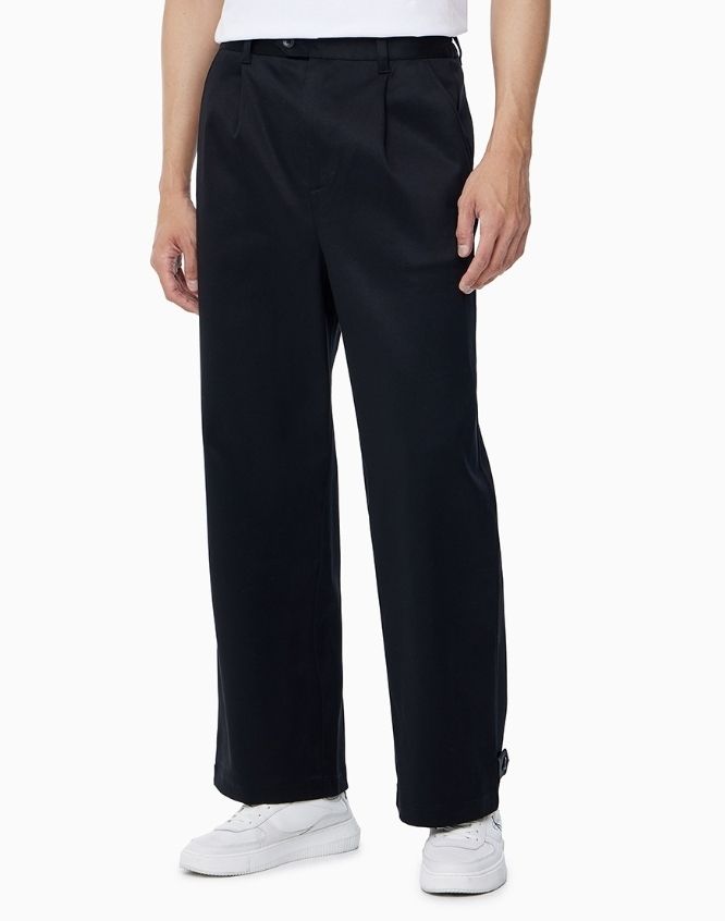 Calvin Klein - Quần dài CK nam Premium 90S Straight Pleated Chino Pants