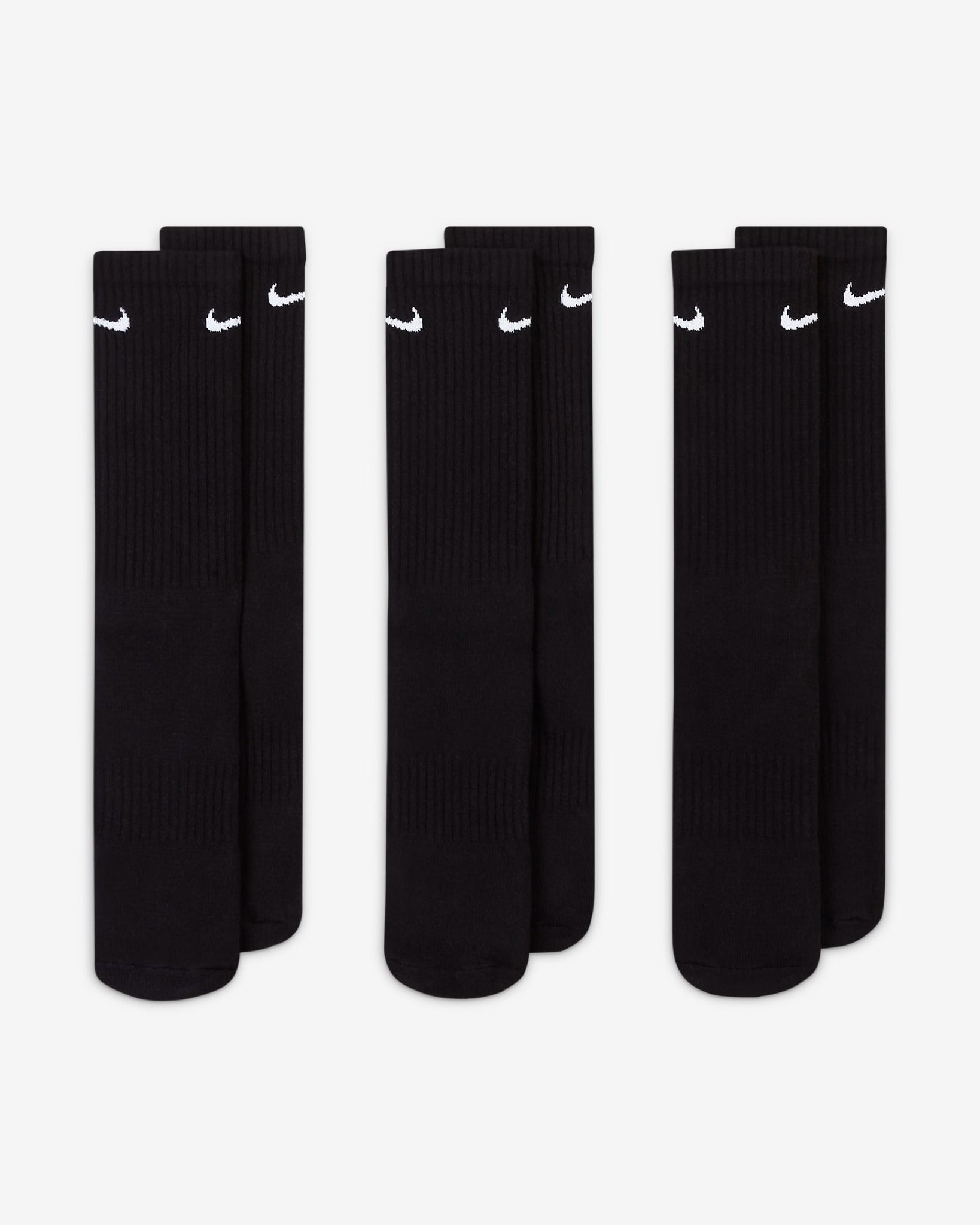 Nike - Vớ thể thao (3 đôi) Nam Everyday Cushioned Training Crew Socks (3 Pairs)