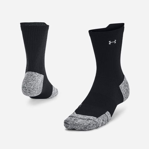 Under Armour - Vớ tất nam nữ Unisex UA ArmourDry™ Run Cushion Mid-Crew Socks