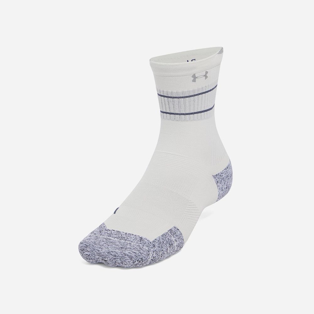 Under Armour - Vớ tất cổ cao nam nữ Run Cushion 1Pk Mid Running Socks