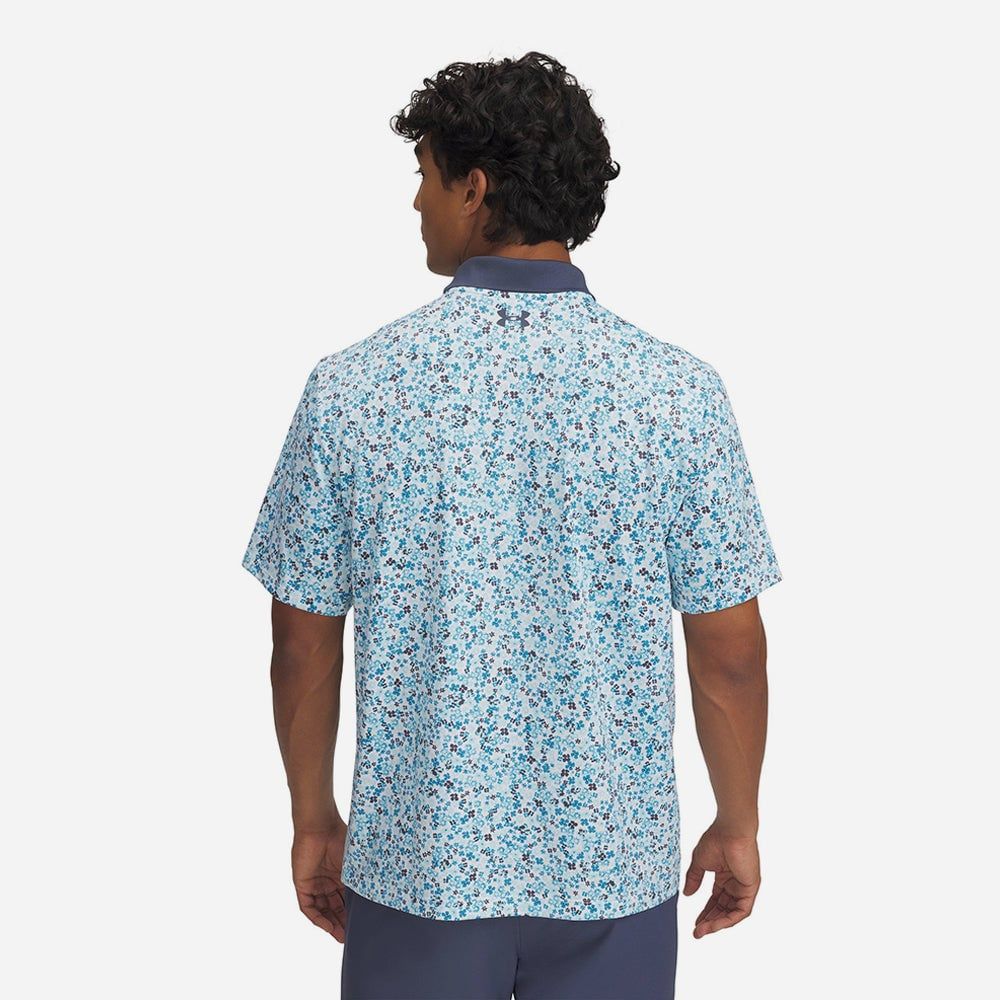 Under Armour - Áo thun có cổ nam Matchplay Printed Golf Polo