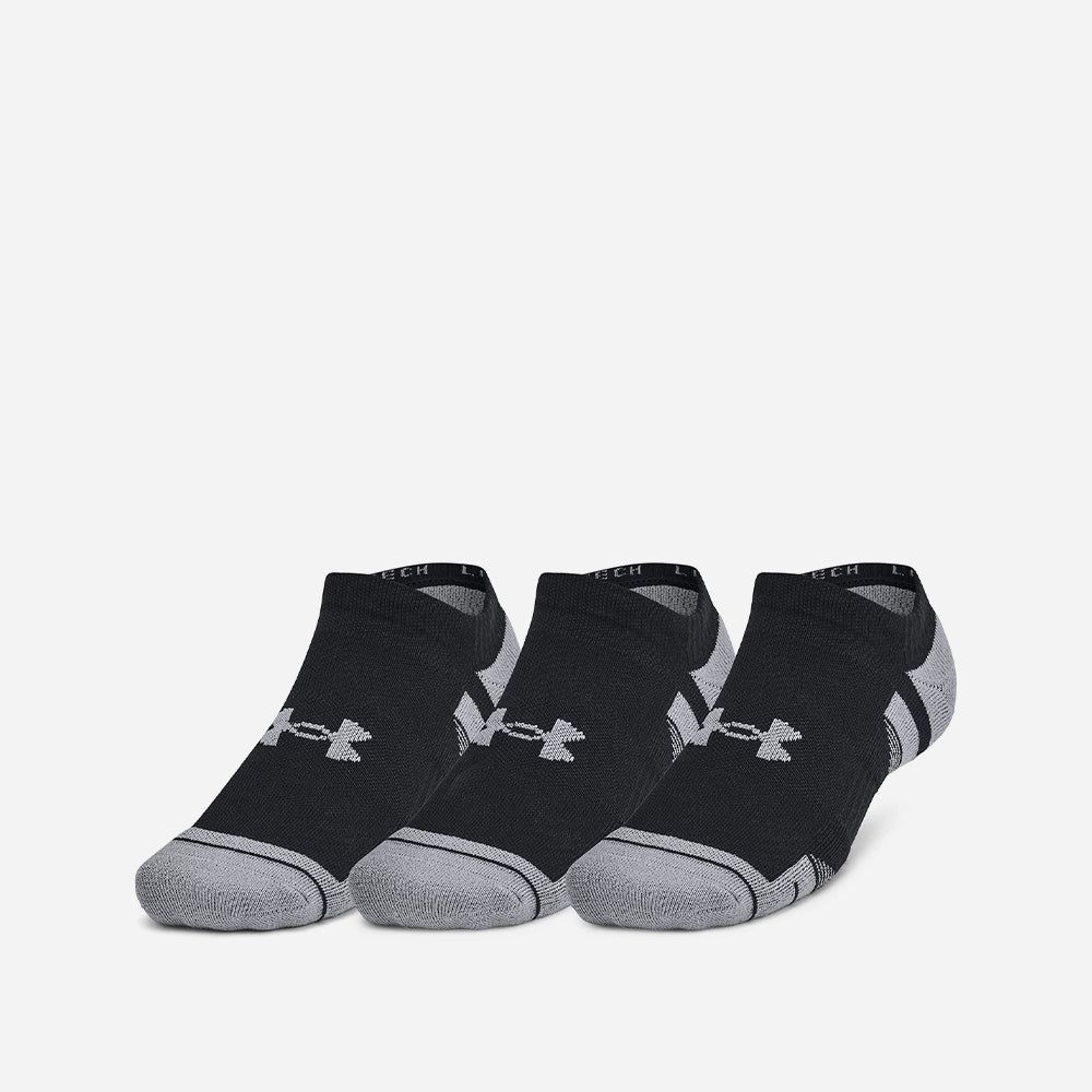 Under Armour - Bộ ba đôi Vớ tất cổ thấp nam nữ Performance Tech 3Pk Training