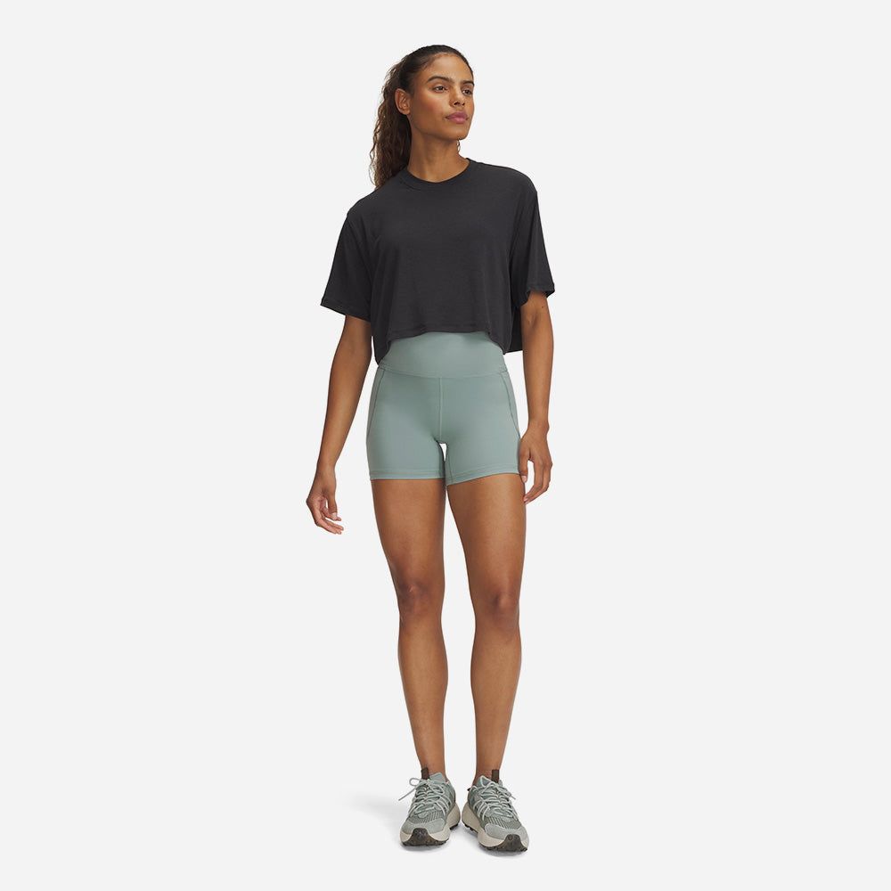 Under Armour - Quần ngắn ống bó nữ Meridian Middy Training