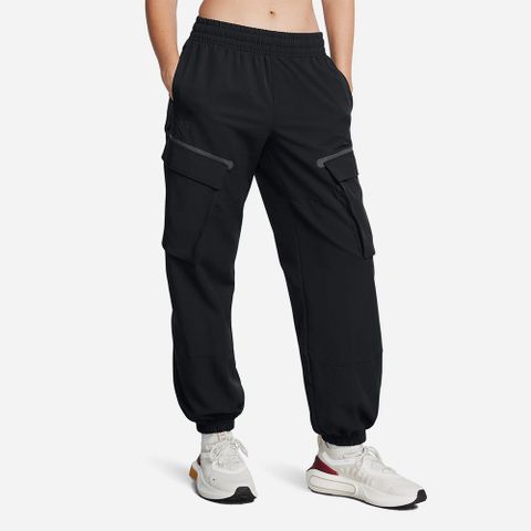 Under Armour - Quần dài thể thao nữ Unstoppable Cargo Joggers - Black
