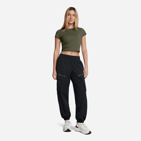 Under Armour - Quần dài thể thao nữ Unstoppable Cargo Joggers - Black