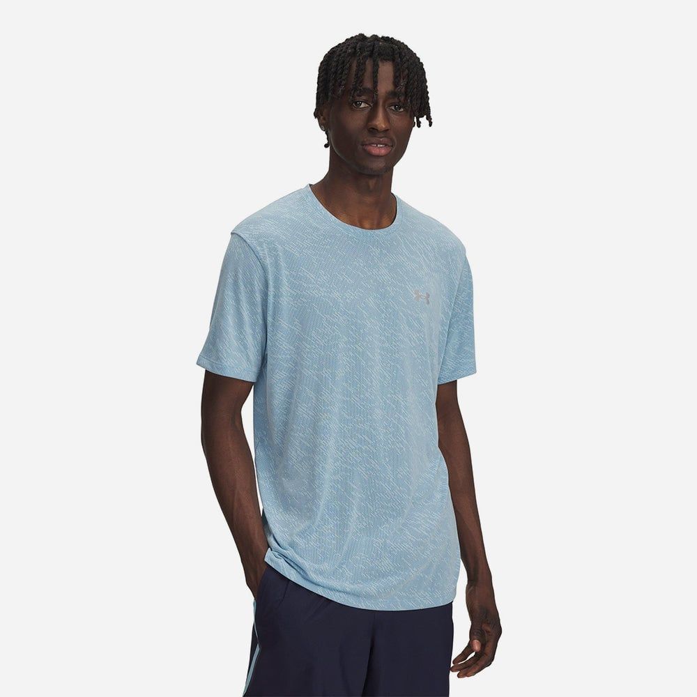 Under Armour - Áo thun tay ngắn nam Launch Camo Shortsleeve Running