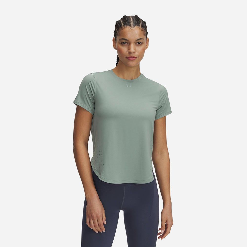 Under Armour - Áo thun chạy bộ nữ Launch Elite Shortsleeve Running