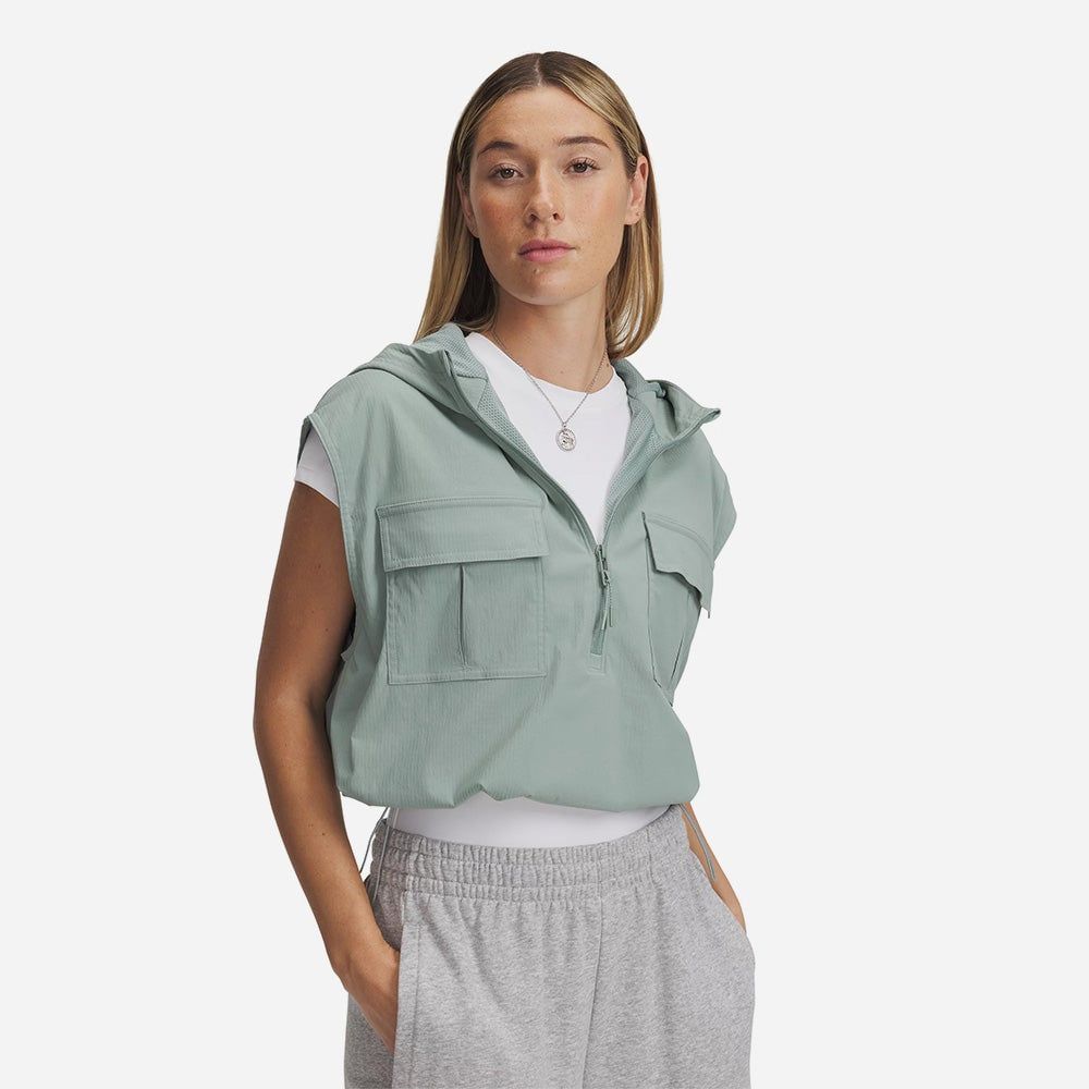 Under Armour - Áo khoác ba lỗ nữ Unstoppable Utility Sl Hd Lifestyle