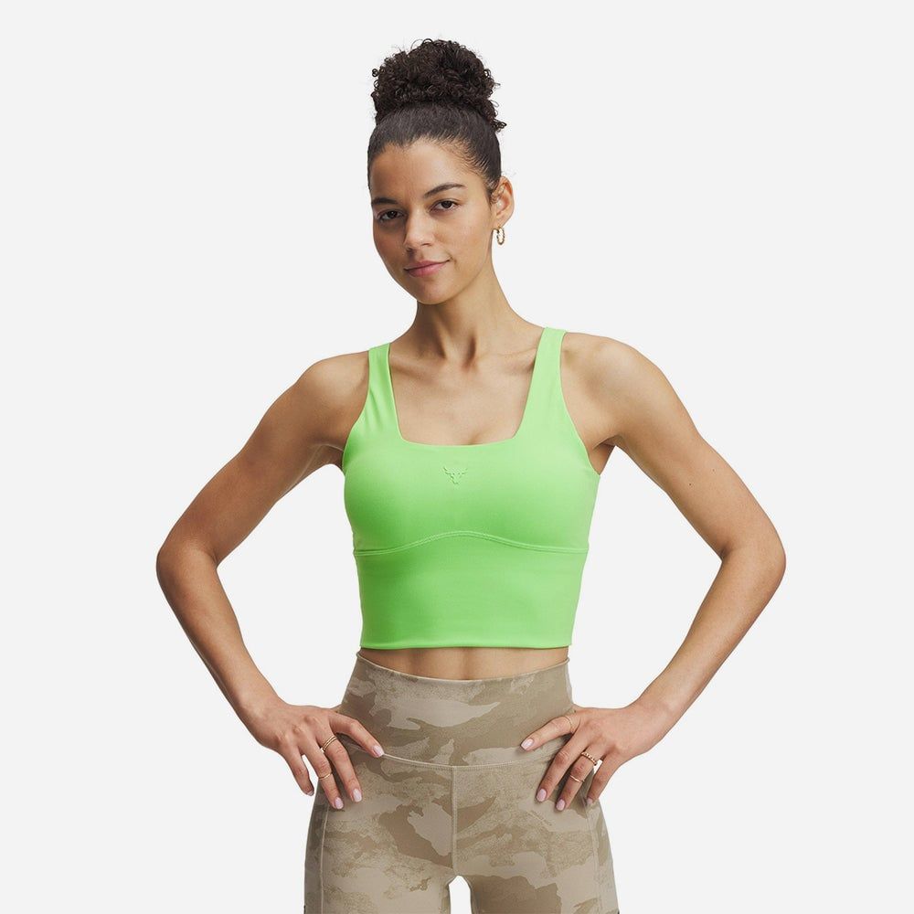 Under Armour - Áo thun ba lỗ nữ Under Armour Project Rock Fitted Bra Training