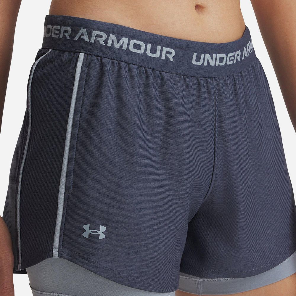 Under Armour - Quần ngắn thể thao nữ Tech Play Up 2In1 Shorts Training
