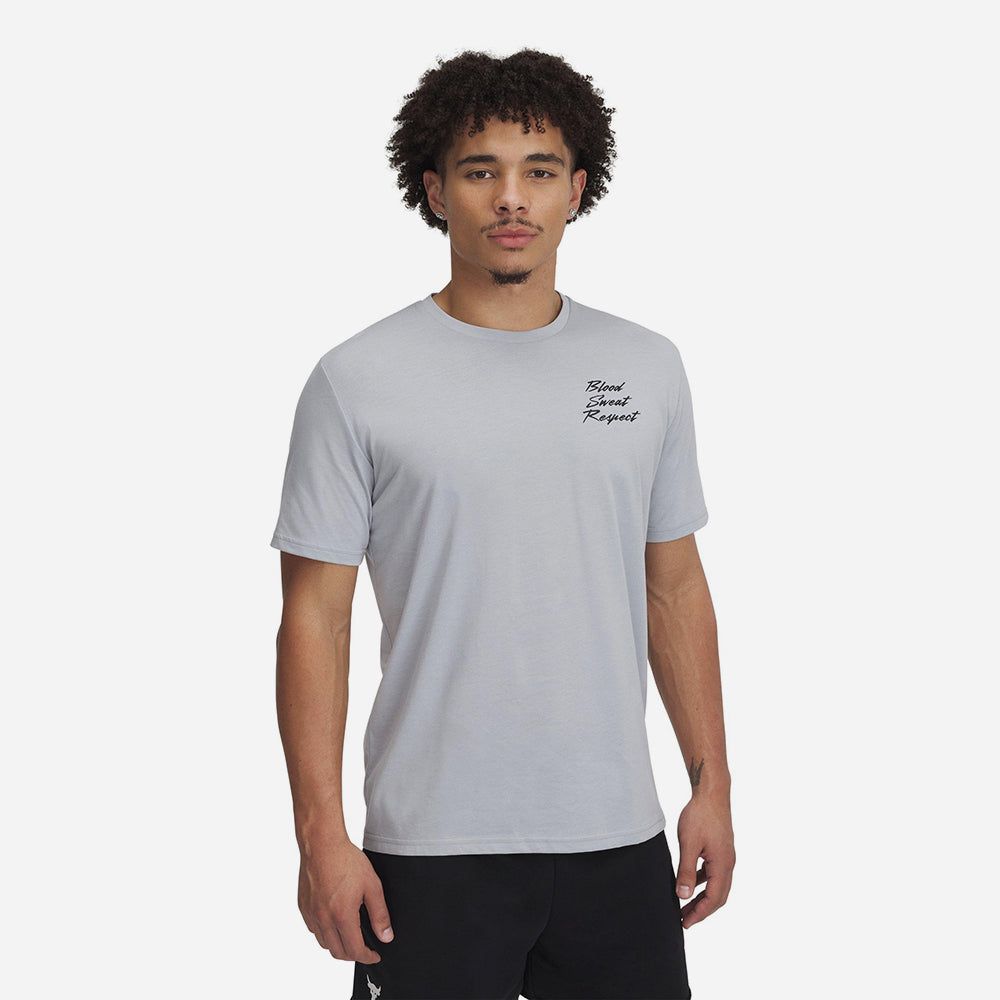 Under Armour - Áo thun thể thao nam Project Rock Bsr Tee Lifestyle