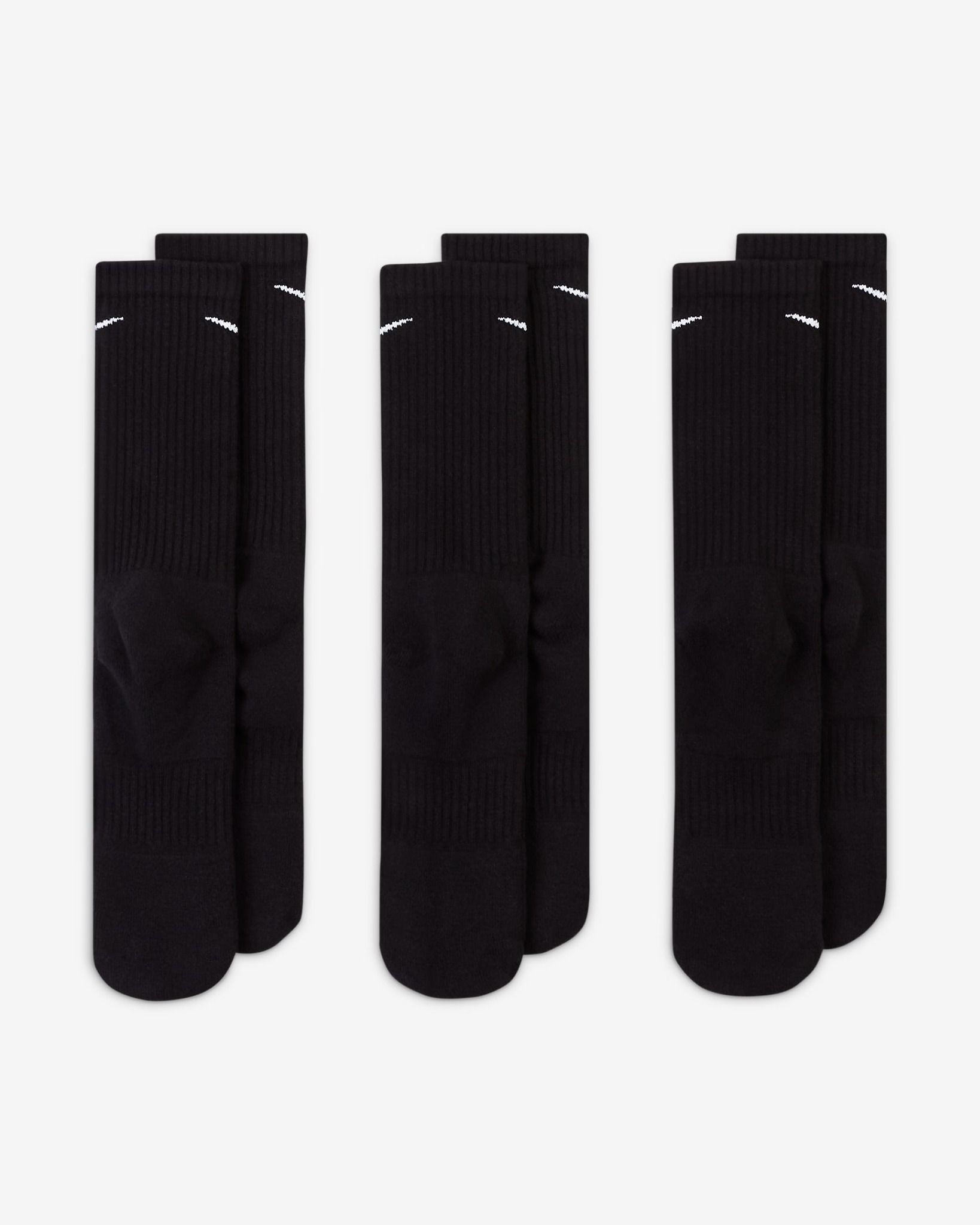 Nike - Vớ thể thao (3 đôi) Nam Everyday Cushioned Training Crew Socks (3 Pairs)