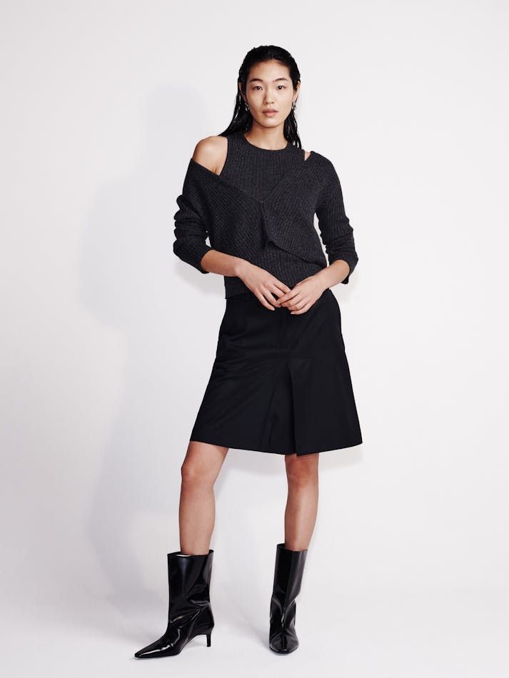 Calvin Klein - Bộ áo len CK nữ Cashmere 2-In-1 Cardigan Set