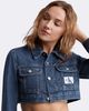 Calvin Klein - Áo khoác jeans nữ Extra Cropped 90s Denim Jacket