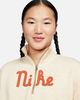 Nike - Áo tay dài thể thao Nữ Women's Oversized 1/2-Zip Crop Fleece Sweatshirt