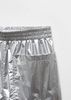 Mango - Quần ngắn nữ Metallic shorts with elastic waist