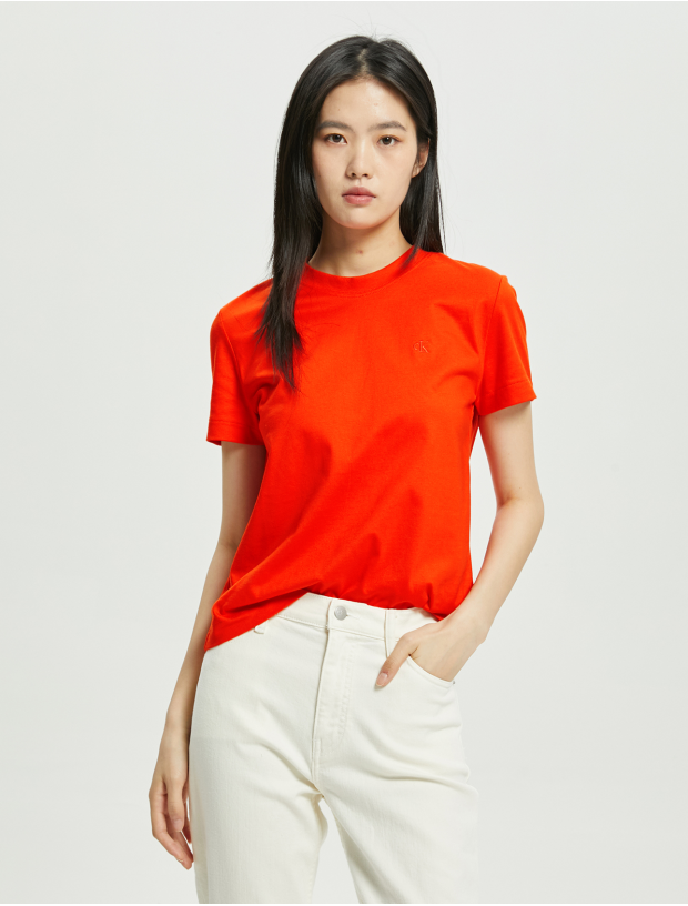 Calvin Klein - Áo thun nữ Clssc T- Slm T Orange Com 40WHP22 – ULA Vietnam