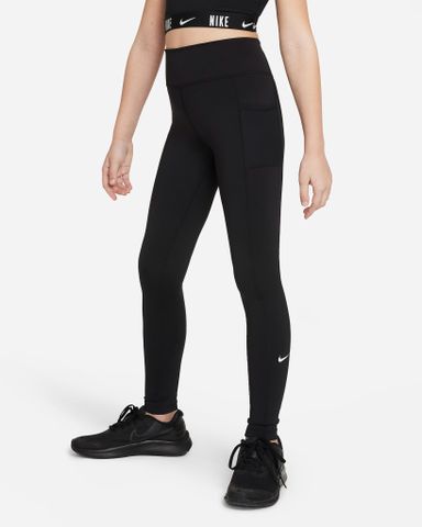 Nike - Quần dài ống bó thời trang Bé Gái Dri-FIT One Older Kids' (Girls') Leggings with Pockets
