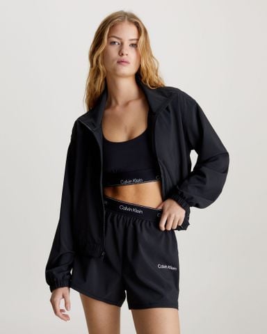 Calvin Klein - Áo khoác thể thao nữ Cropped Zip Up Jacket