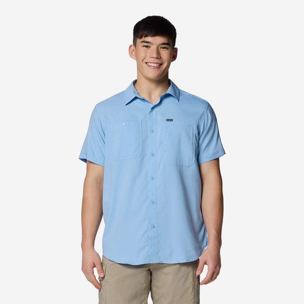 Columbia - Áo sơ mi tay ngắn thể thao nam Silver Ridge™ Utility Lite Outdoor