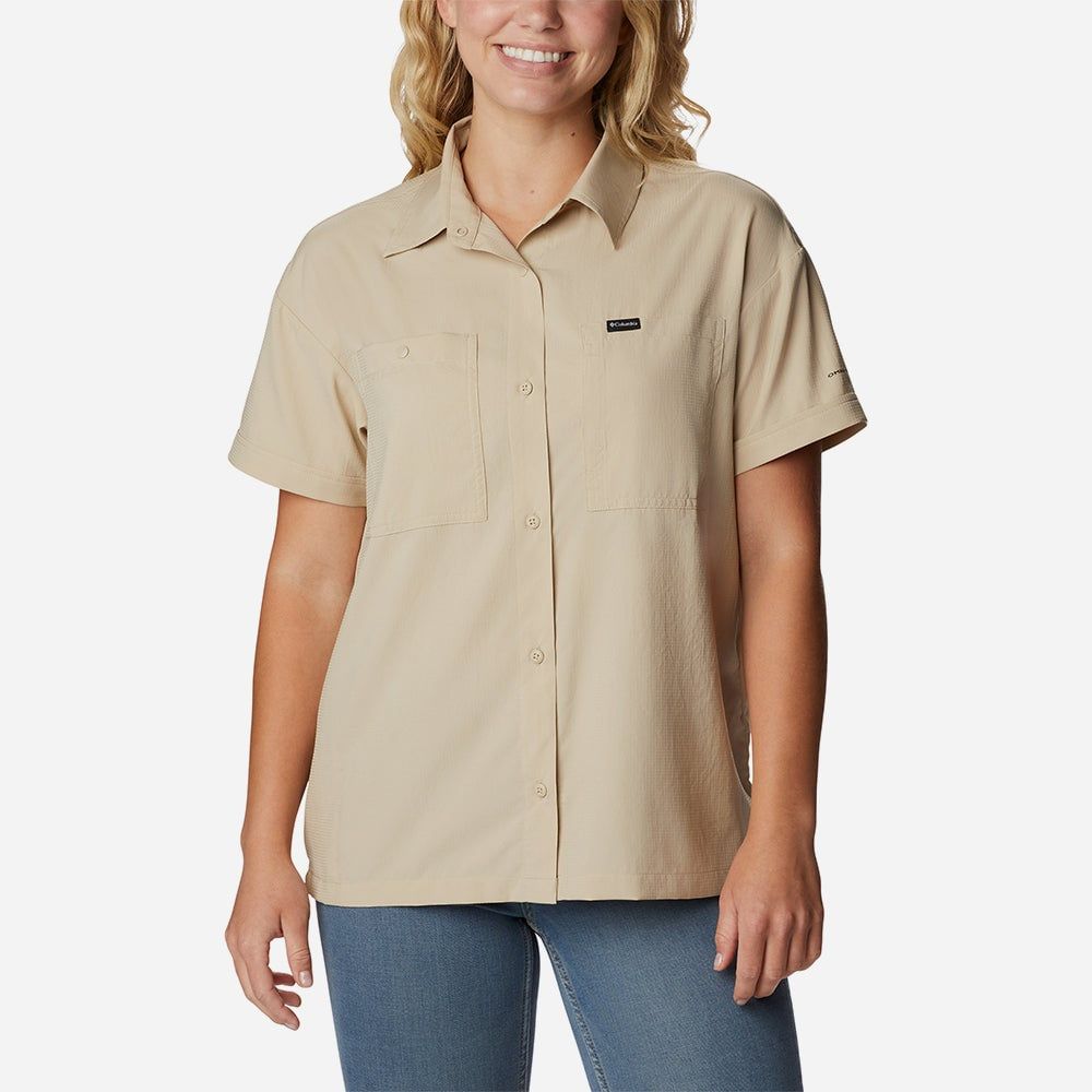 Columbia - Áo sơ mi tay ngắn thể thao nữ Silver Ridge Utility™ Shirt Outdoor