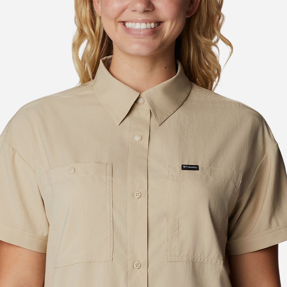 Columbia - Áo sơ mi tay ngắn thể thao nữ Silver Ridge Utility™ Shirt Outdoor