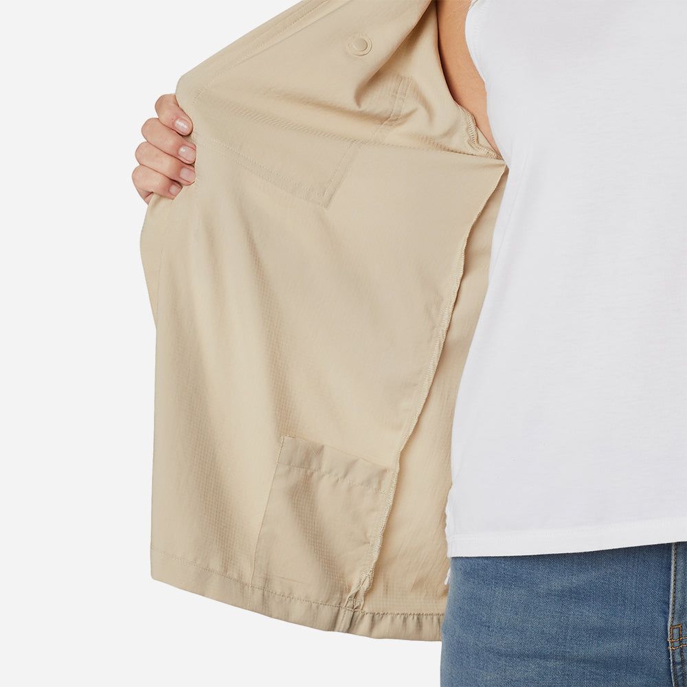Columbia - Áo sơ mi tay ngắn thể thao nữ Silver Ridge Utility™ Shirt Outdoor