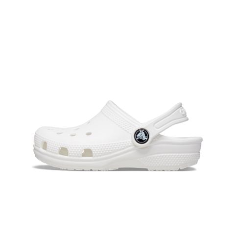 Crocs - Xăng đan trẻ em Classic Clog Toddler White - 3