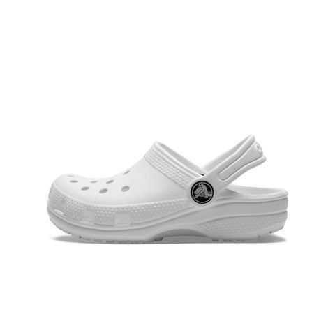 Crocs - Xăng đan trẻ em Classic Clog Kid White