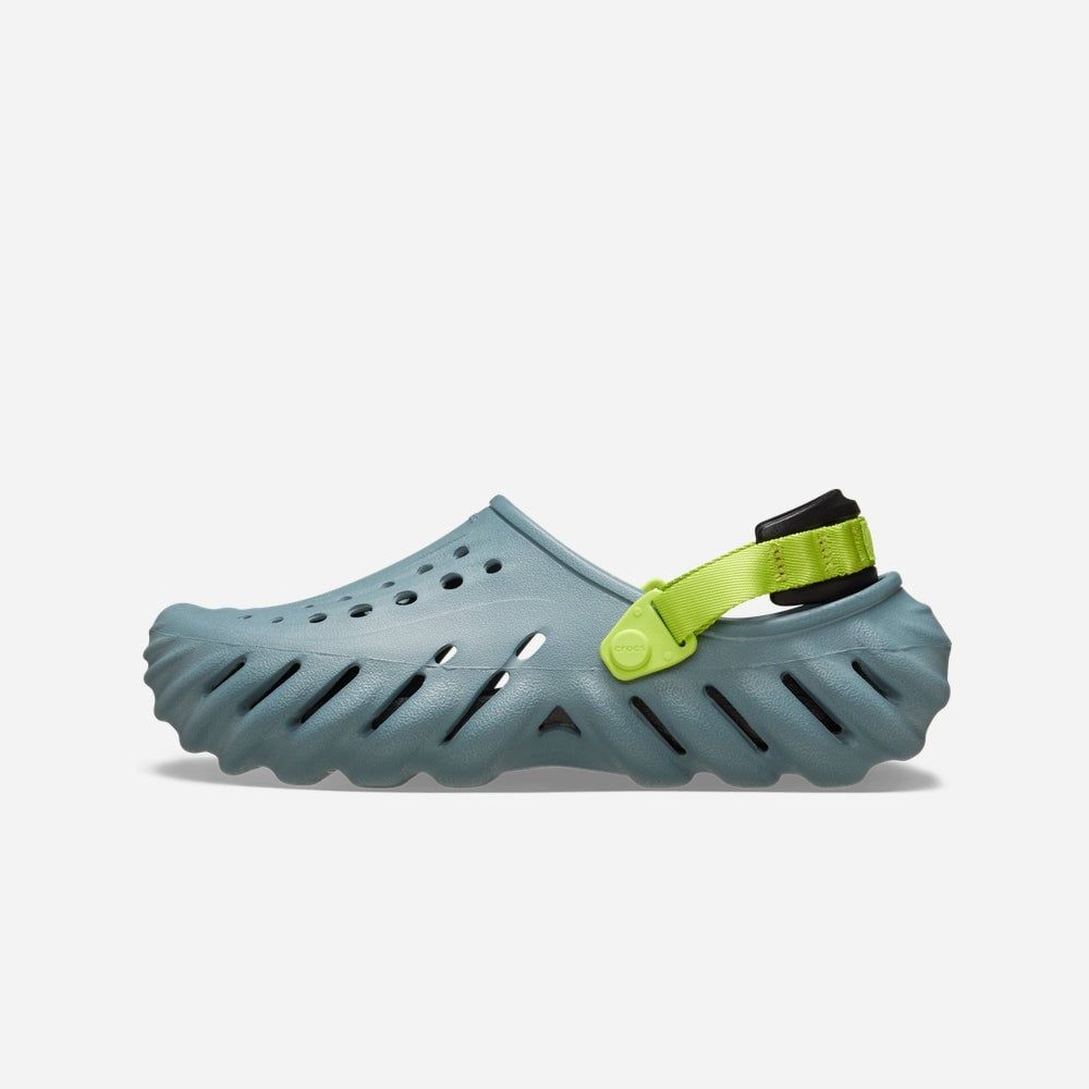Crocs - Xăng đan nam nữ Unisex Crocs Echo Clog - Blue