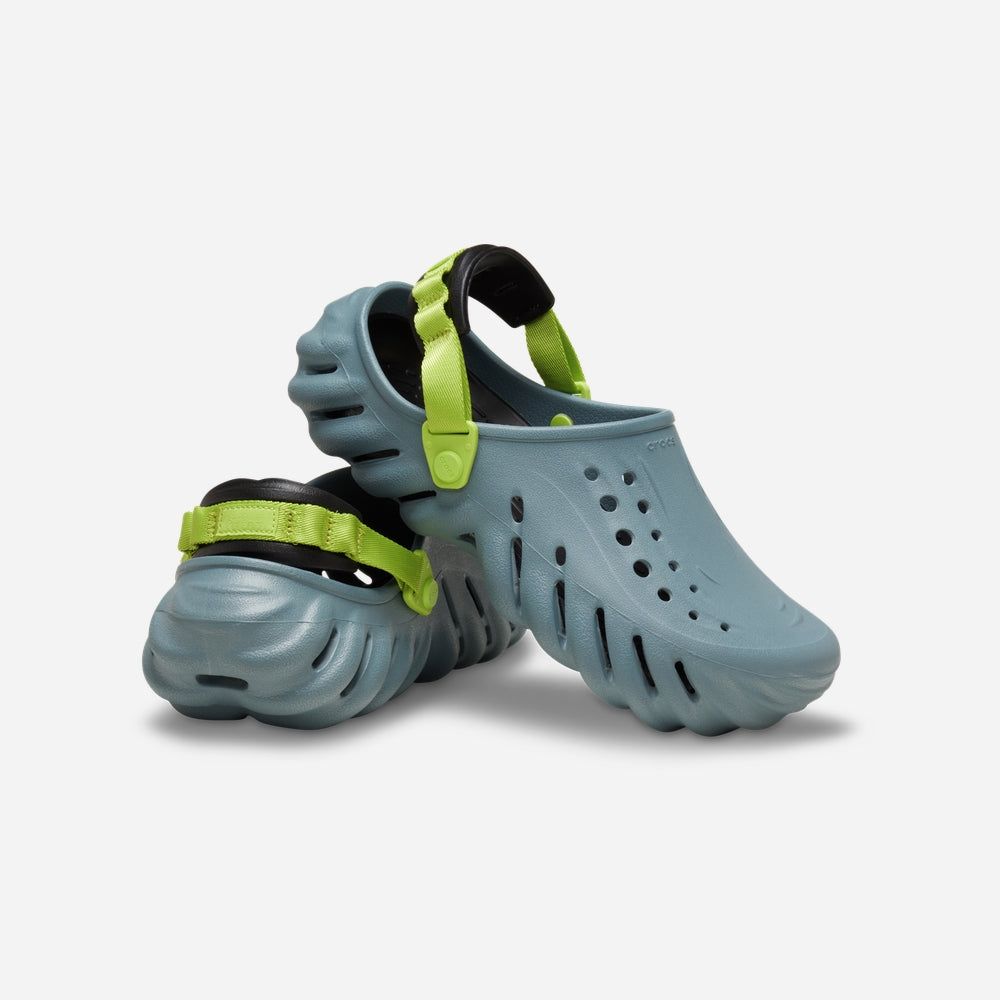 Crocs - Xăng đan nam nữ Unisex Crocs Echo Clog - Blue