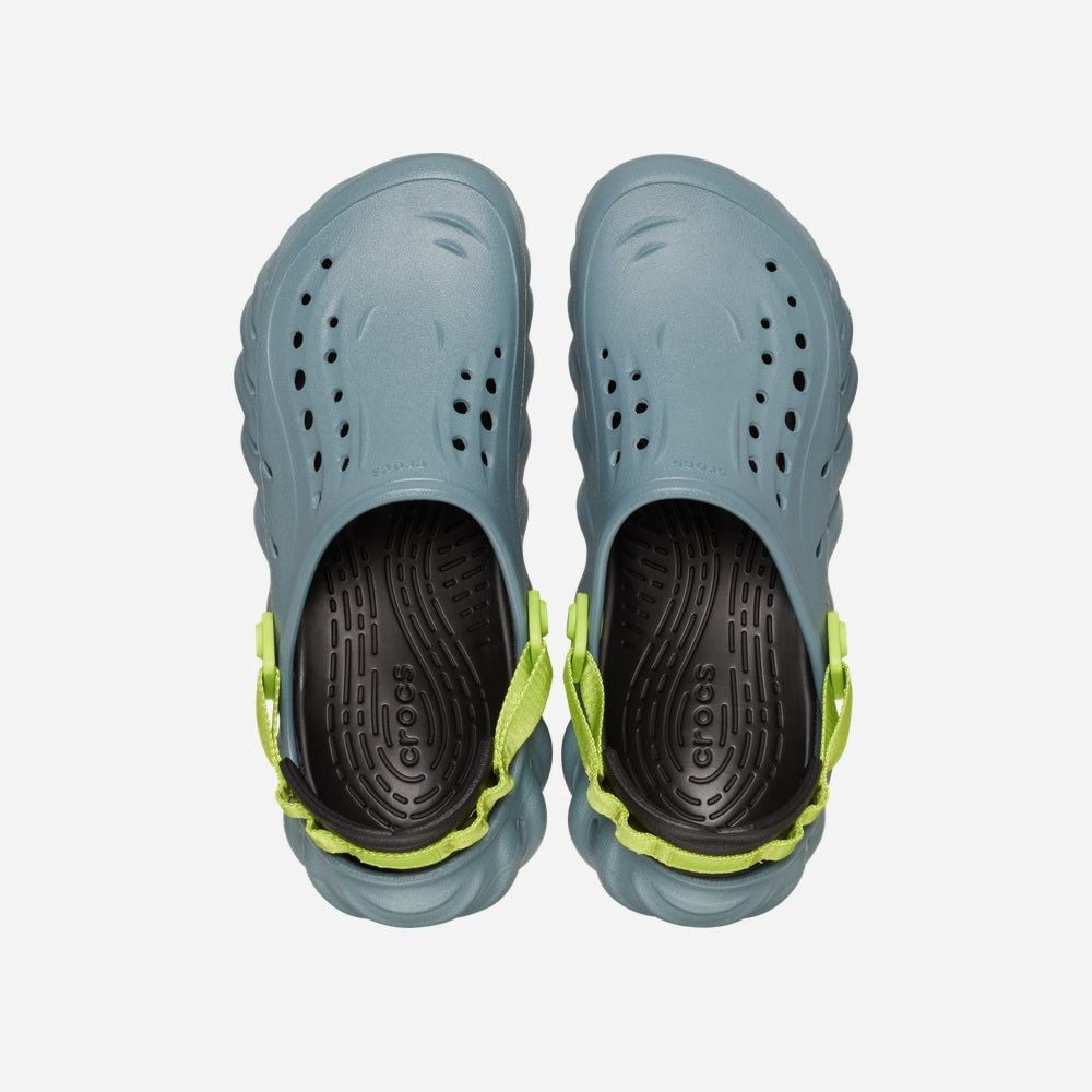 Crocs - Xăng đan nam nữ Unisex Crocs Echo Clog - Blue