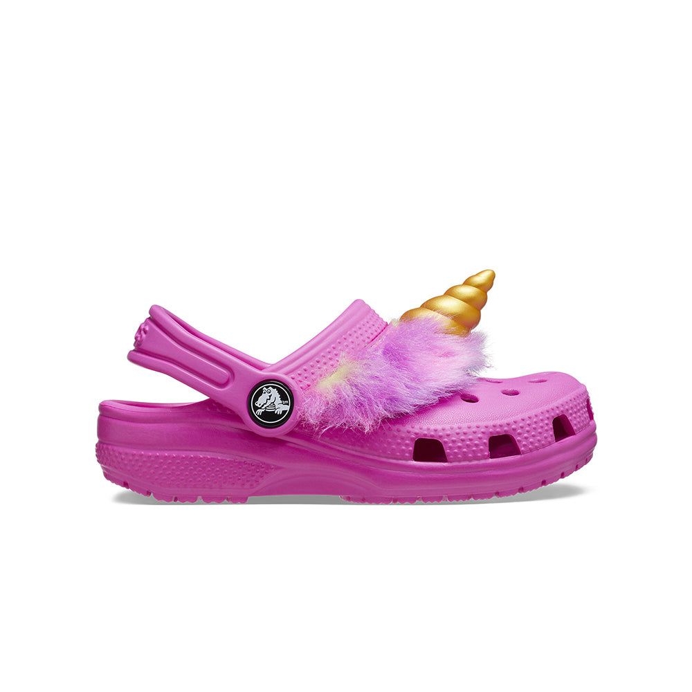 Crocs - Xăng đan trẻ em Kids' Classic I AM Unicorn Clog